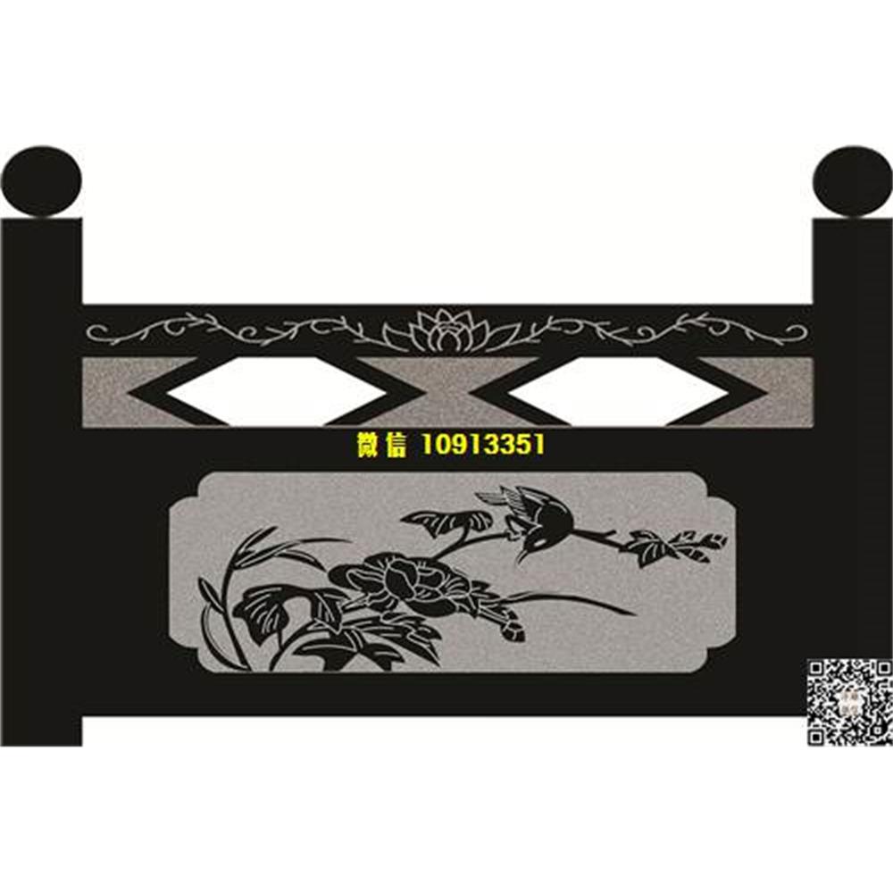 精雕图97牡丹花鸟栏板精雕图线雕图线条图单线铣底图_电脑雕刻plt文泰矢量图精雕图浮雕图